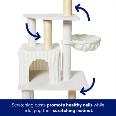 Show full view: Frisco 52-in UltraCozy Cat Tree with Ball Track slide 6 of 9