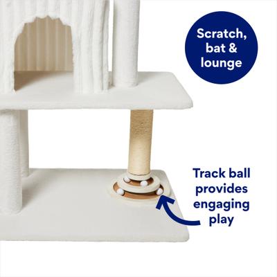 Show full view: Frisco 52-in UltraCozy Cat Tree with Ball Track slide 3 of 9