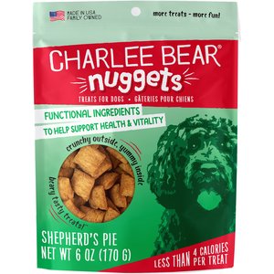 Charlee Bear Nuggets Shepherds Pie Crunchy Dog Treats, 6-oz bag