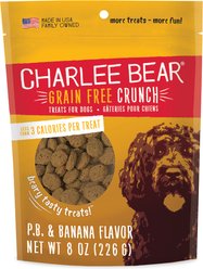 Charlee Bear P.B & Banana Dog Treat, 8-oz bag