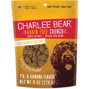 Charlee Bear P.B & Banana Dog Treat, 8-oz bag
