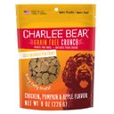 Charlee Bear Natural Bear Crunch Grain-Free Chicken, Pumpkin & Apple Dog Treats, 8-oz bag