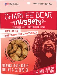 Charlee Bear Nuggets Bearcuterie Bites Crunchy Dog Treats, 6-oz bag