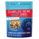 Charlee Bear Original Crunch Chicken Soup & Garden Veggie Crunchy Dog Treats, 16-oz bag