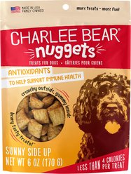 Charlee Bear Nuggets Sunny Side Up Crunchy Dog Treats, 6-oz bag