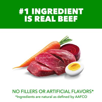 Show full view: Iams Proactive Health Minichunks Adult Beef & Rice Recipe Dry Dog Food, 15-lb bag slide 5 of 11