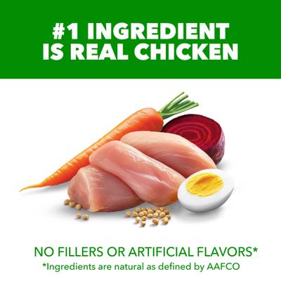 Show full view: Iams Proactive Health Minichunks with Real Chicken & Whole Grains Dry Dog Food, 7-lb bag slide 5 of 11