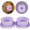 Show in main carousel: Happy & Polly Double Travel Collapsible Silicone Dog & Cat Bowl, 12.3-oz slide 1 of 10