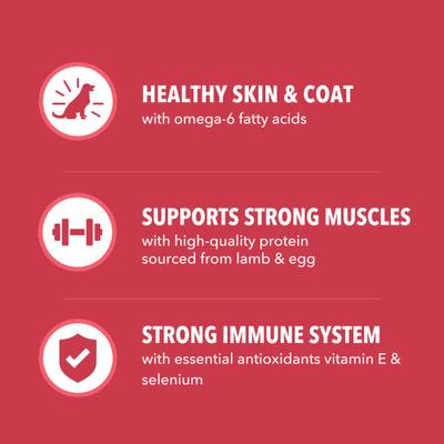 Show full view: Iams Proactive Health Minichunks Adult Lamb & Rice Dry Dog Food, 30-lb bag slide 9 of 11