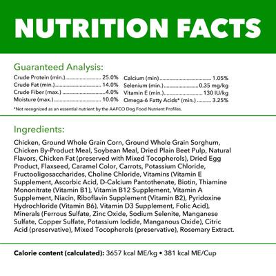 Show full view: Iams Proactive Health Minichunks with Real Chicken & Whole Grains Dry Dog Food, 7-lb bag slide 7 of 11