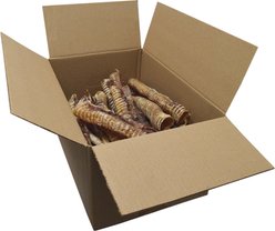 Bravo! Dry-Roasted Beef Trachea Dog Chew Treats, case of 20