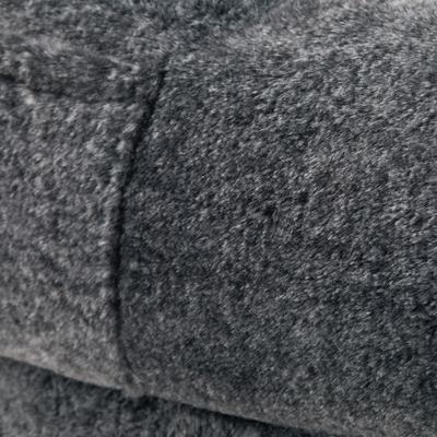 Show full view: Xbrigh No-Assembly Design Washable Plush Faux Fur Adult Dog Bed with Side Pockets & Handle, Gray, Jumbo slide 7 of 9