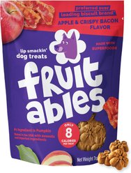 Fruitables Crispy Bacon & Apple Flavor Dog Treats, 7-oz bag