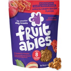 Fruitables Crispy Bacon & Apple Flavor Dog Treats, 7-oz bag