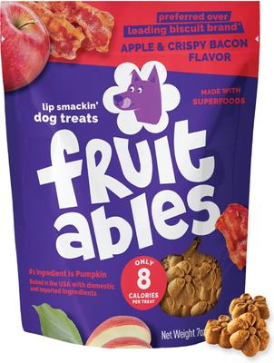 Show full view: Variety Pack - Fruitables Pumpkin & Blueberry Flavor Dog Treats, Pumpkin & Apple & Bacon & Apple Flavors slide 3 of 11
