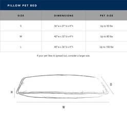 Carolina Pet Stripe Sherpa Pillow Dog Bed, Stone, Medium slide 2 of 8