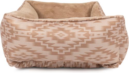 Show full view: Pendleton Fur Kuddler Dog Bed, Mesilla Ginger, Large slide 3 of 8