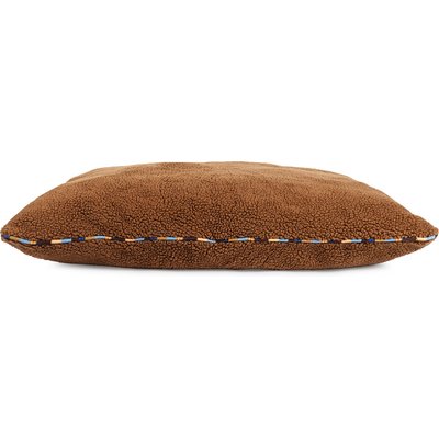 Carolina Pet Carolina Pet Stripe Sherpa Pillow Dog Bed, Rust, X-Large