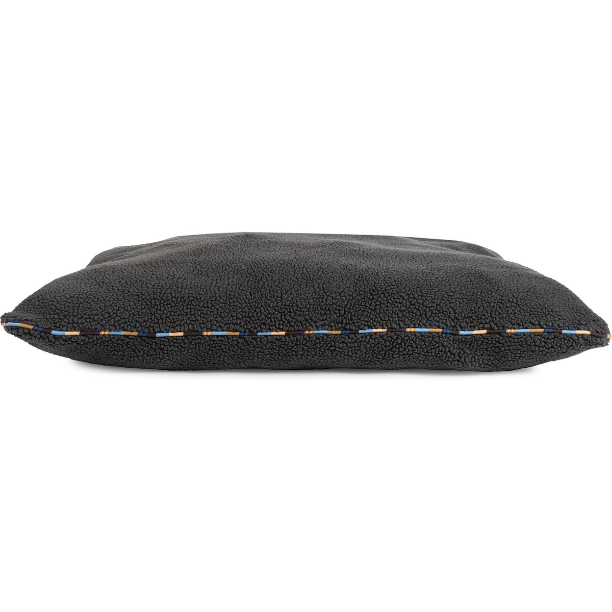 Carolina Pet Stripe Sherpa Pillow Dog Bed, Charcoal, X-Large