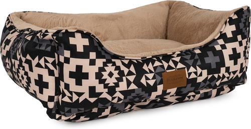 Show full view: Pendleton Fur Kuddler Dog Bed, Blue Ridge Black, Medium slide 2 of 9