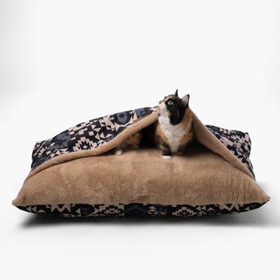 Show full view: Pendleton Burrow Dog Bed, Blue Ridge Black, Small slide 6 of 8