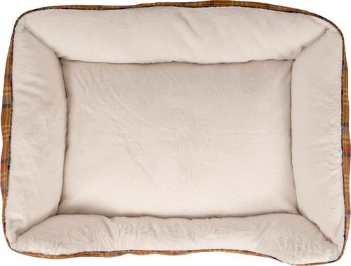 Show full view: Pendleton Plaid Fur Kuddler Dog Bed, Desert Plaid, X-Large slide 4 of 8