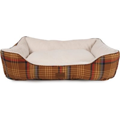 Pendleton Pendleton Plaid Fur Kuddler Dog Bed, Desert Plaid, X-Large: 42 x 30 x 10.5-in