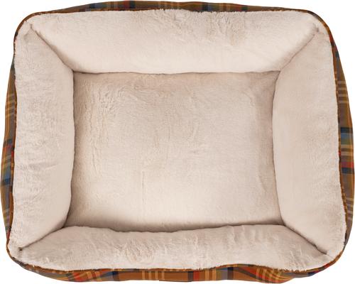 Show full view: Pendleton Plaid Fur Kuddler Dog Bed, Desert Plaid, Medium slide 4 of 8