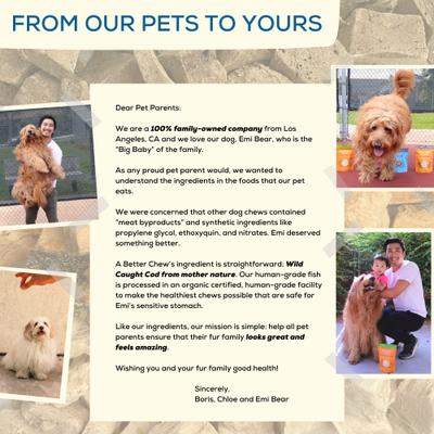 Show full view: A Better Treat Long Lasting Wild Caught Cod Skin Natural Cat Chew Treats, 3-oz bag slide 7 of 7