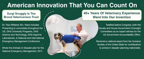 Show full view: Surgi Snuggly The Wonder Suit for Dogs, Medium Long slide 4 of 7