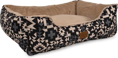 Show full view: Pendleton Fur Kuddler Dog Bed, Blue Ridge Black, Large slide 2 of 8