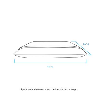 Show full view: Pendleton Burrow Dog Bed, Mesilla Ginger, Large slide 9 of 10