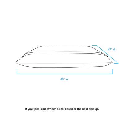 Show full view: Pendleton Burrow Dog Bed, Mesilla Ginger, Medium slide 8 of 9