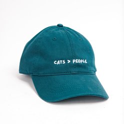 Both Tails Cat Greater Than People Hat, Green