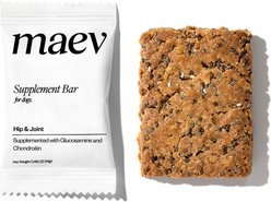 MAEV Hip & Joint Human-Grade Supplement Bars for Dogs, 60 count bundle