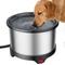 Show in main carousel: UPSKY Outdoor Heated Non-Skid Stainless Steel Dog & Cat Water Bowl with Anti-Chew Cord, Black, Large: 6.5-L slide 1 of 10