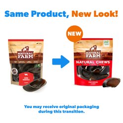 Natural Farm Cow Hooves Dog Treats, 6 count slide 2 of 5