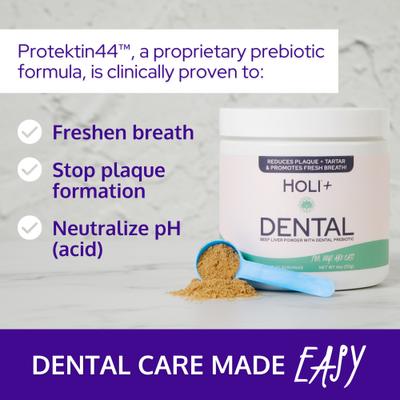 Show full view: HOLI Dental Powder Supplement for Dogs & Cats, 4-oz jar slide 5 of 7