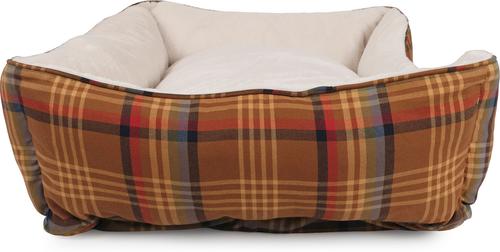 Show full view: Pendleton Plaid Fur Kuddler Dog Bed, Desert Plaid, X-Large slide 3 of 8