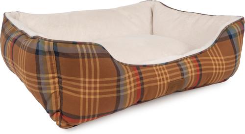 Show full view: Pendleton Plaid Fur Kuddler Dog Bed, Desert Plaid, Large slide 2 of 9