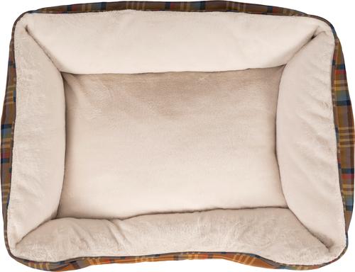 Show full view: Pendleton Plaid Fur Kuddler Dog Bed, Desert Plaid, Large slide 4 of 9