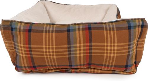 Show full view: Pendleton Plaid Fur Kuddler Dog Bed, Desert Plaid, Large slide 3 of 9
