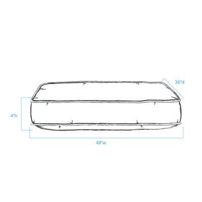 Show full view: Pendleton National Park Joshua Tree Napper Dog Bed, X-Large slide 9 of 10