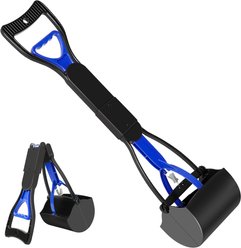 UPSKY 23.6-in Folding Dog Poop Scooper, Blue