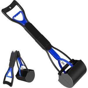 UPSKY 23.6-in Folding Dog Poop Scooper, Blue