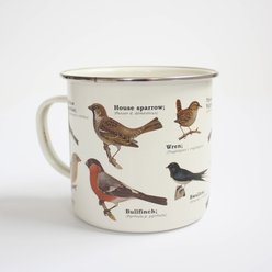 Gift Republic Garden Birds Enamel Mug, Multicolor slide 2 of 3