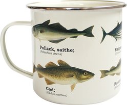 Gift Republic Fish Enamel Mug, Multicolor slide 2 of 3