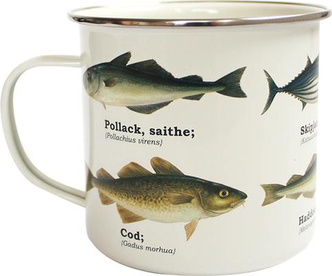 Show full view: Gift Republic Fish Enamel Mug, Multicolor slide 3 of 3