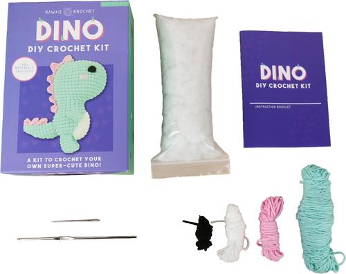 Show full view: Gift Republic Dino Crochet Diy Kit, Multicolor slide 4 of 5