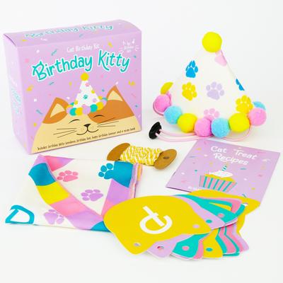 Show full view: Gift Republic Cat Birthday Kit, Multicolor slide 2 of 4